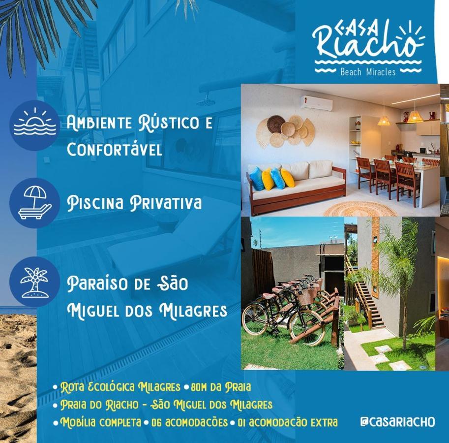 Villa Casa Riacho São Miguel dos Milagres Exterior foto
